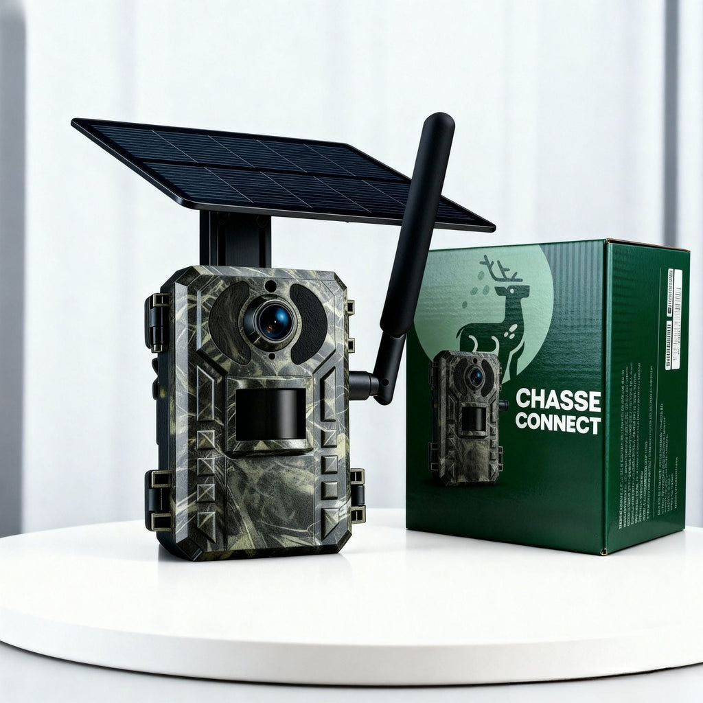 Caméra de chasse 4G solaire Chasse Connect avec son emballage d'origine